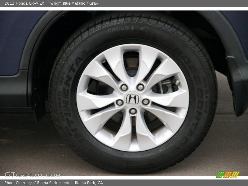Twilight Blue Metallic / Gray 2012 Honda CR-V EX