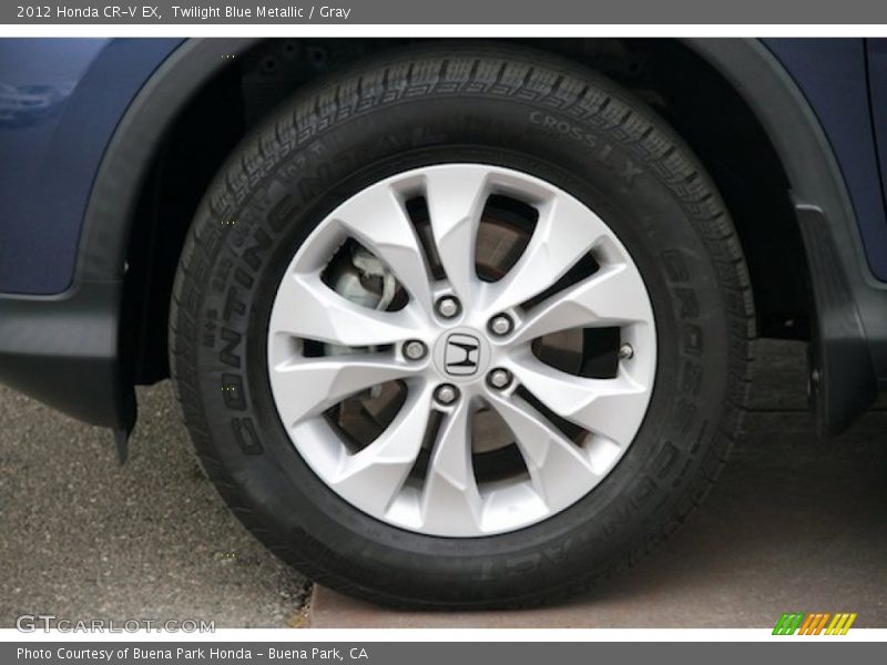 Twilight Blue Metallic / Gray 2012 Honda CR-V EX