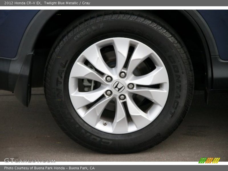 Twilight Blue Metallic / Gray 2012 Honda CR-V EX