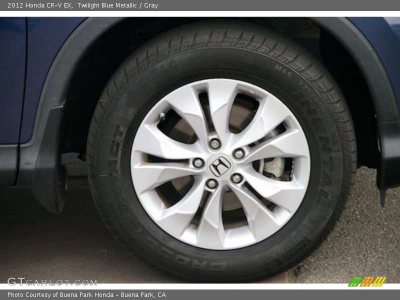 Twilight Blue Metallic / Gray 2012 Honda CR-V EX
