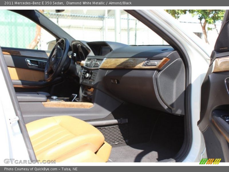 Diamond White Metallic / Almond/Black 2011 Mercedes-Benz E 350 Sedan