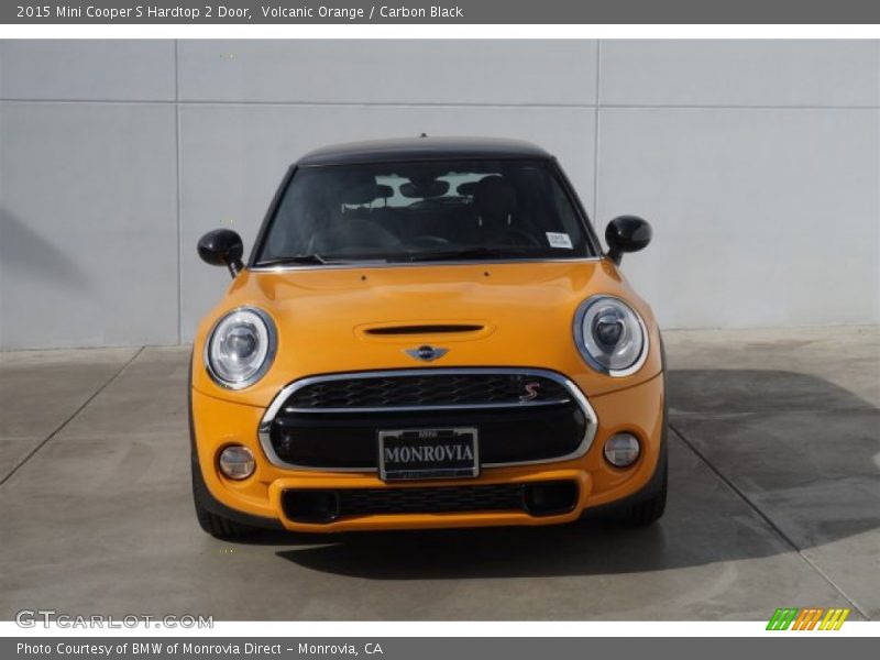 Volcanic Orange / Carbon Black 2015 Mini Cooper S Hardtop 2 Door