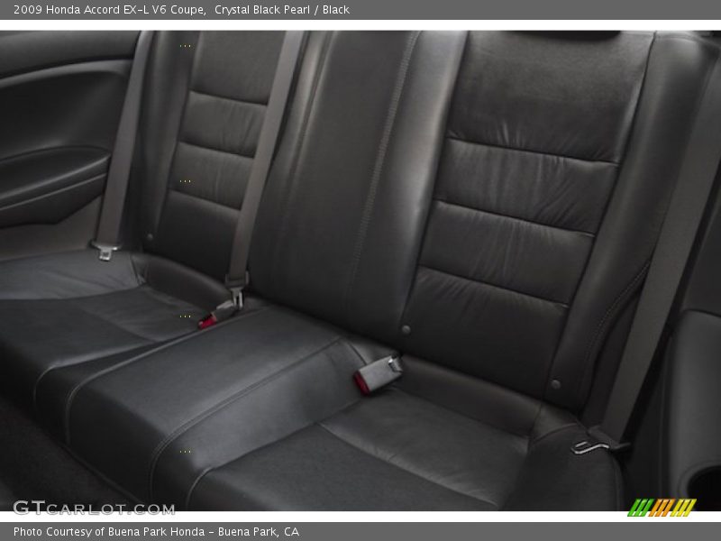 Crystal Black Pearl / Black 2009 Honda Accord EX-L V6 Coupe