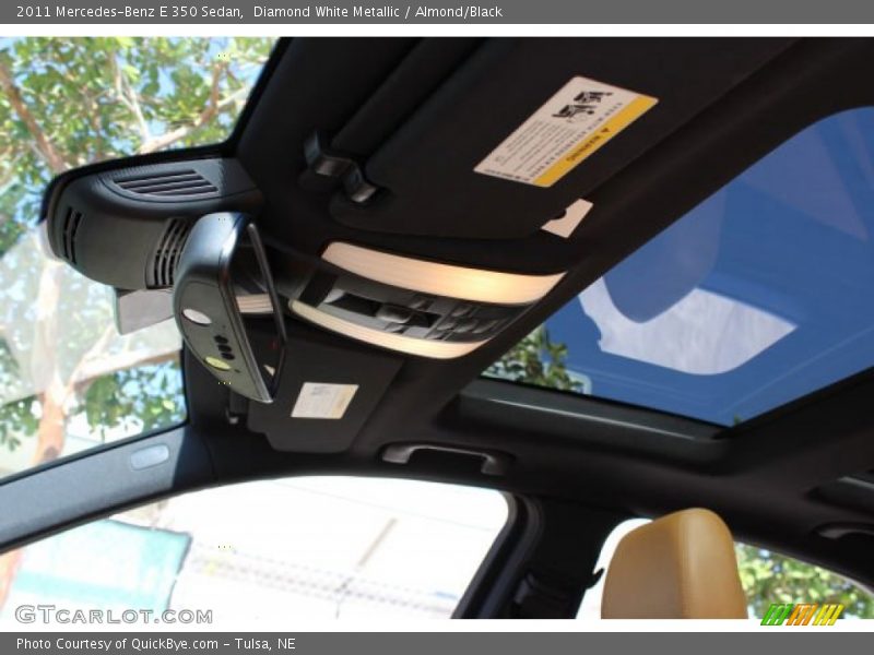 Diamond White Metallic / Almond/Black 2011 Mercedes-Benz E 350 Sedan