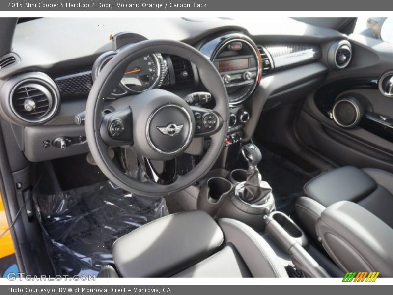 Volcanic Orange / Carbon Black 2015 Mini Cooper S Hardtop 2 Door