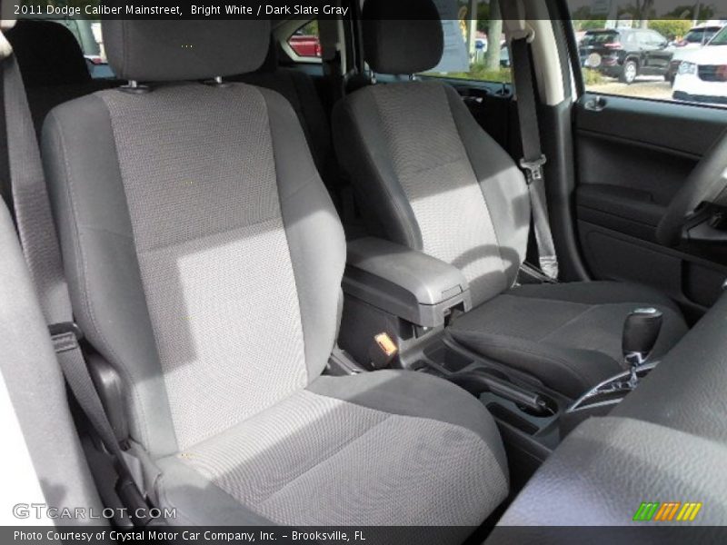 Bright White / Dark Slate Gray 2011 Dodge Caliber Mainstreet