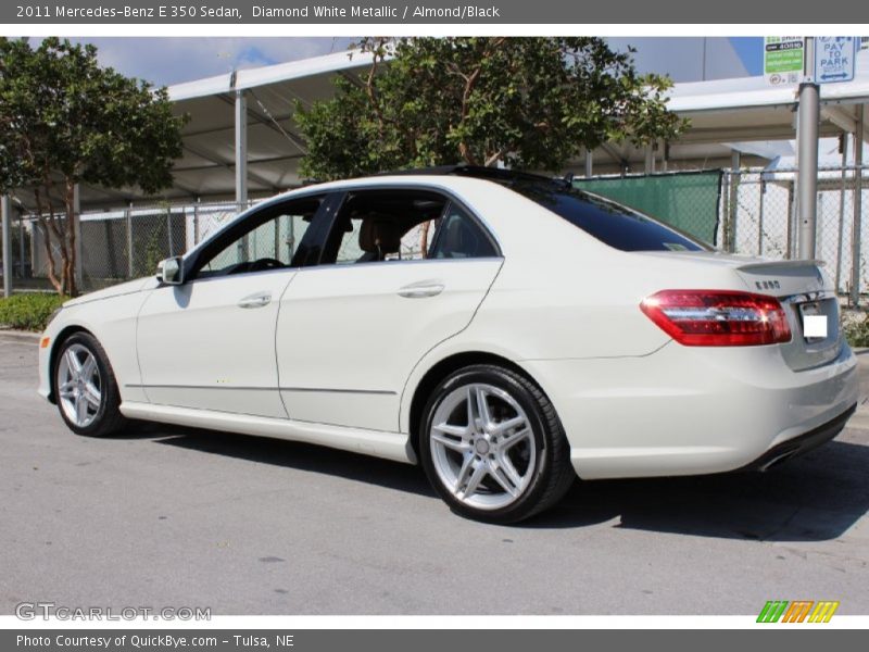 Diamond White Metallic / Almond/Black 2011 Mercedes-Benz E 350 Sedan