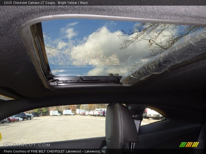 Bright Yellow / Black 2015 Chevrolet Camaro LT Coupe
