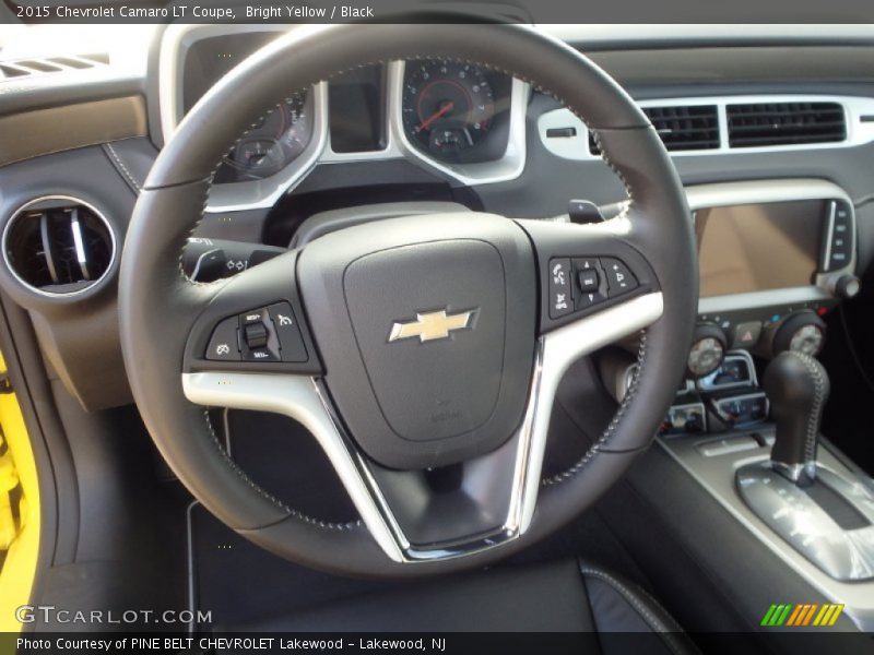 Bright Yellow / Black 2015 Chevrolet Camaro LT Coupe