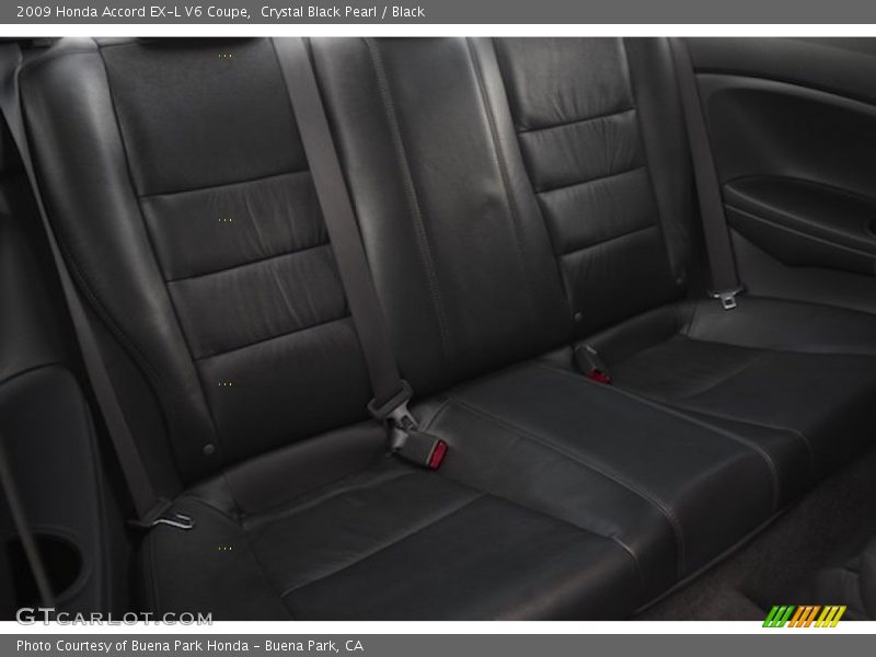 Crystal Black Pearl / Black 2009 Honda Accord EX-L V6 Coupe