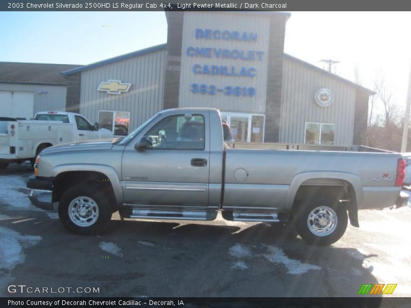 Light Pewter Metallic / Dark Charcoal 2003 Chevrolet Silverado 2500HD LS Regular Cab 4x4