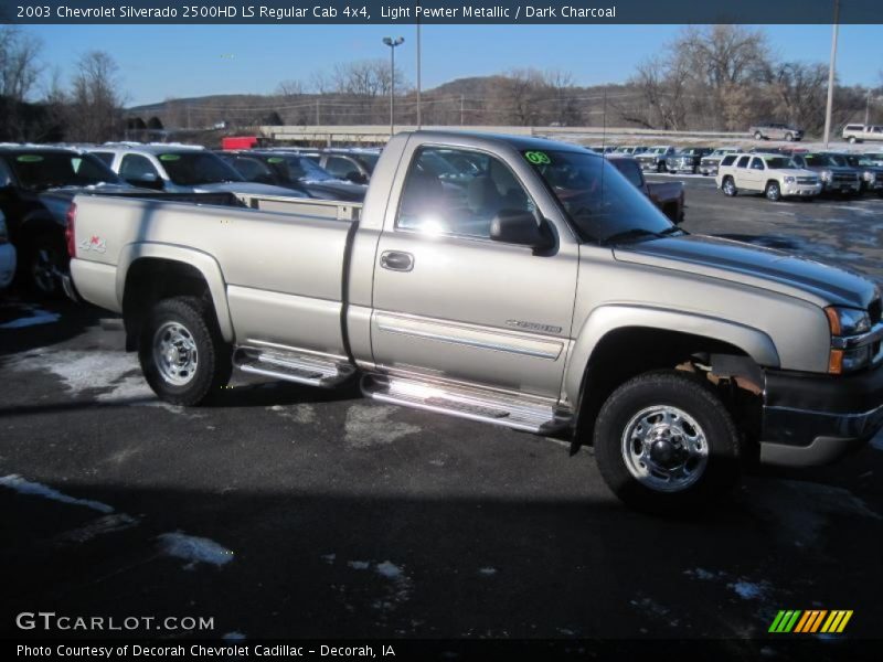 Light Pewter Metallic / Dark Charcoal 2003 Chevrolet Silverado 2500HD LS Regular Cab 4x4