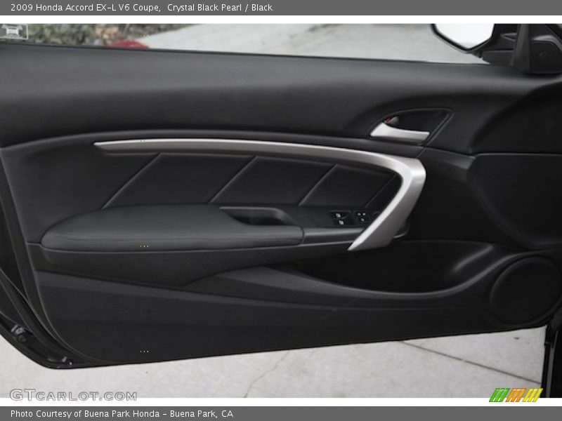 Crystal Black Pearl / Black 2009 Honda Accord EX-L V6 Coupe