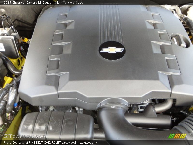 Bright Yellow / Black 2015 Chevrolet Camaro LT Coupe