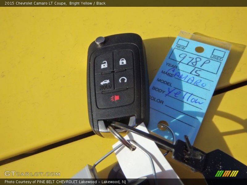 Bright Yellow / Black 2015 Chevrolet Camaro LT Coupe