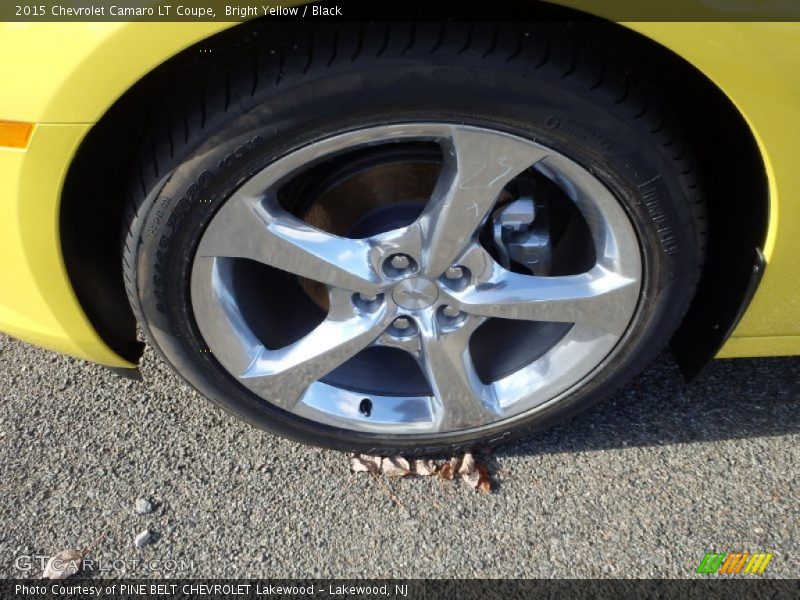 Bright Yellow / Black 2015 Chevrolet Camaro LT Coupe