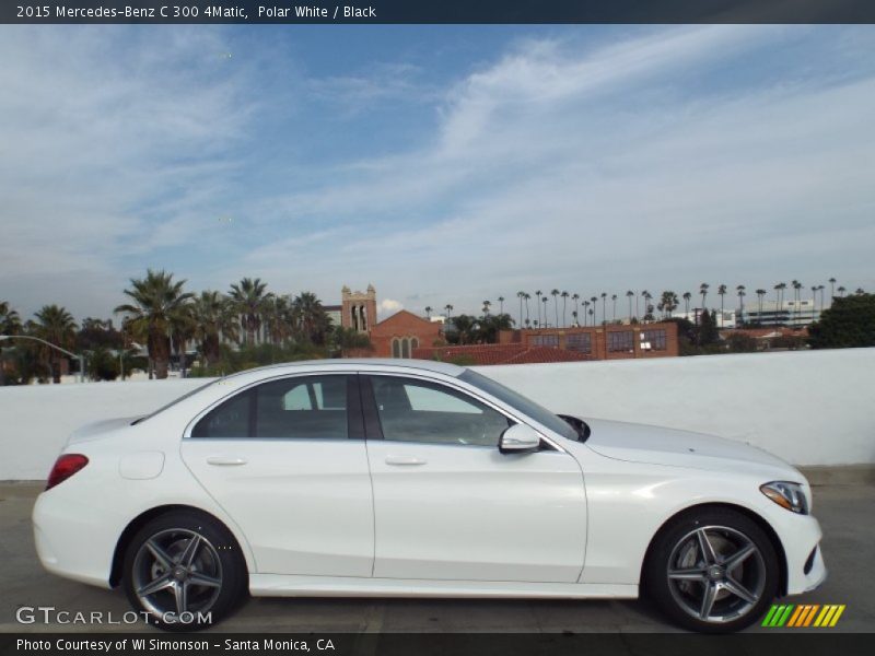 Polar White / Black 2015 Mercedes-Benz C 300 4Matic