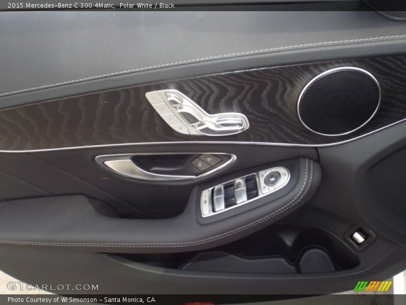 Polar White / Black 2015 Mercedes-Benz C 300 4Matic