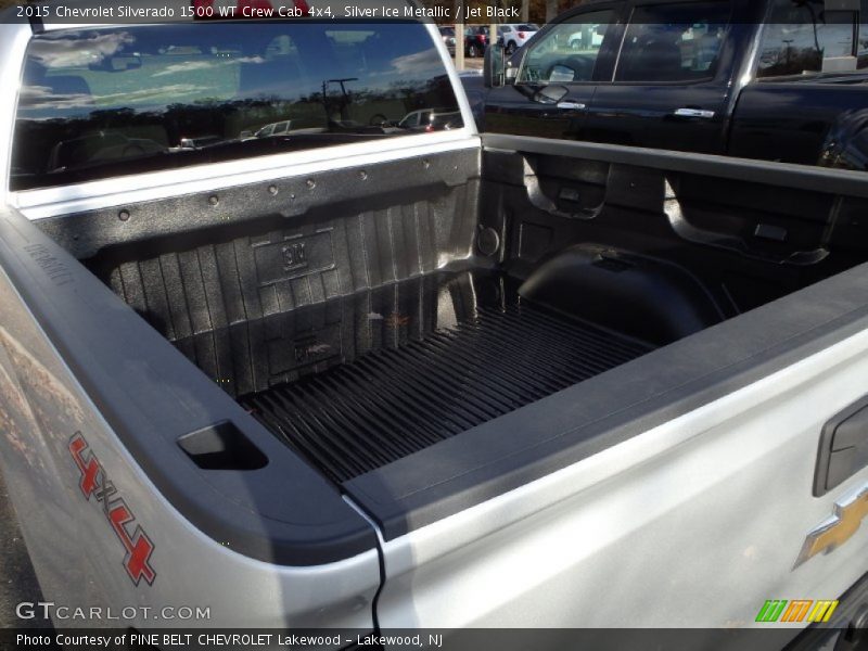 Silver Ice Metallic / Jet Black 2015 Chevrolet Silverado 1500 WT Crew Cab 4x4