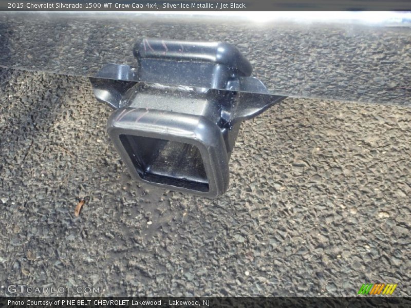 Silver Ice Metallic / Jet Black 2015 Chevrolet Silverado 1500 WT Crew Cab 4x4