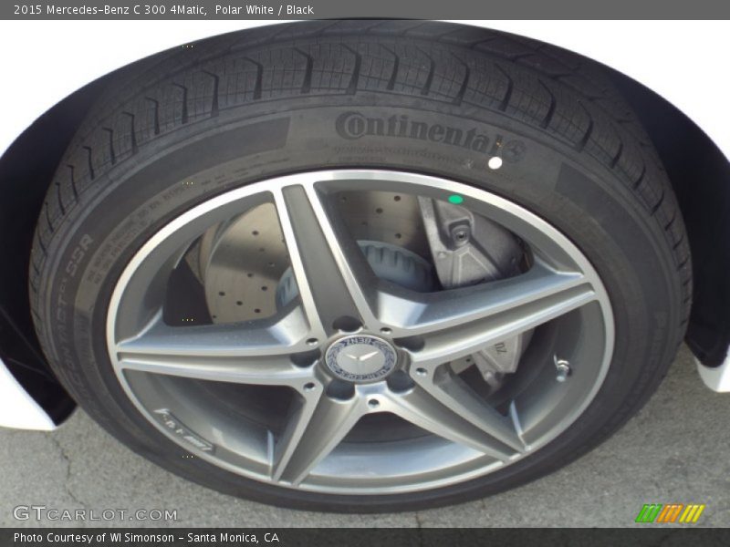 Polar White / Black 2015 Mercedes-Benz C 300 4Matic