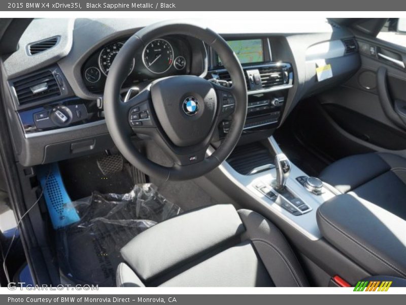 Black Sapphire Metallic / Black 2015 BMW X4 xDrive35i