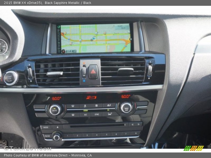Black Sapphire Metallic / Black 2015 BMW X4 xDrive35i
