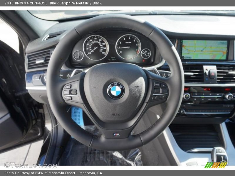 Black Sapphire Metallic / Black 2015 BMW X4 xDrive35i