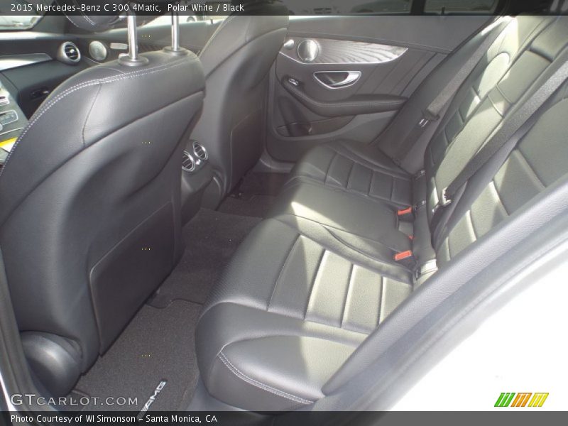 Polar White / Black 2015 Mercedes-Benz C 300 4Matic