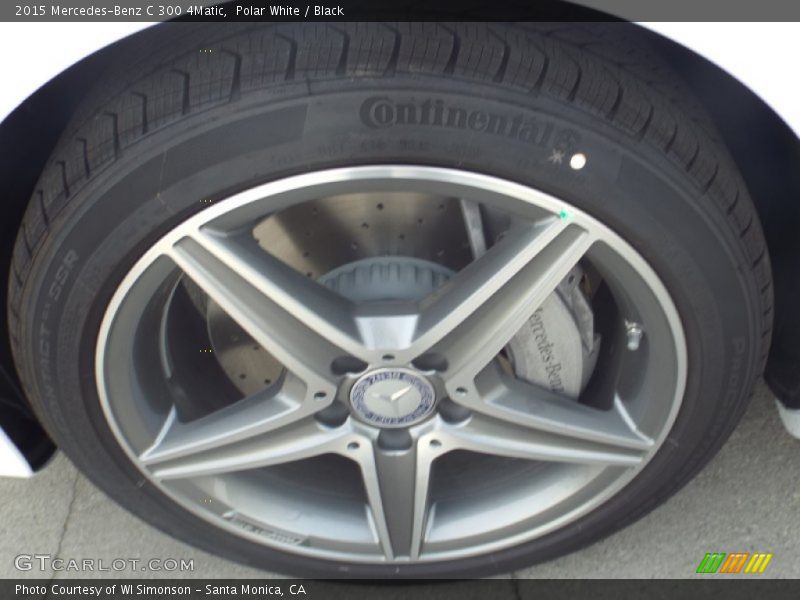 Polar White / Black 2015 Mercedes-Benz C 300 4Matic