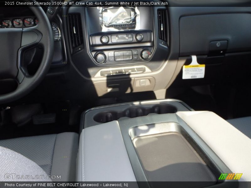 Summit White / Jet Black/Dark Ash 2015 Chevrolet Silverado 3500HD WT Crew Cab 4x4