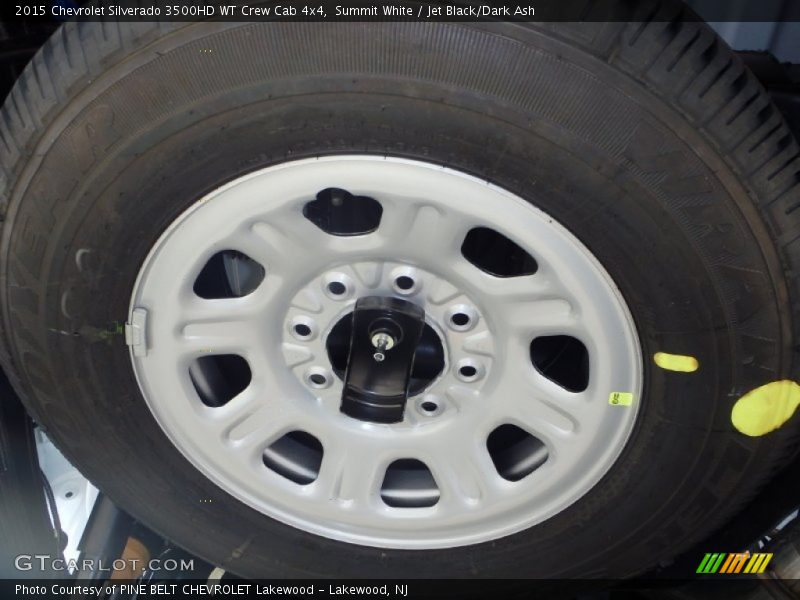 Summit White / Jet Black/Dark Ash 2015 Chevrolet Silverado 3500HD WT Crew Cab 4x4