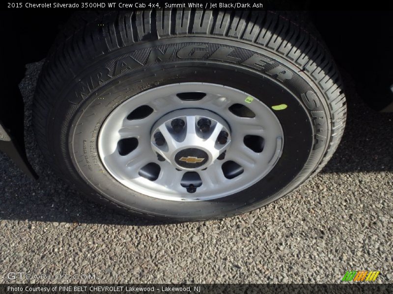 Summit White / Jet Black/Dark Ash 2015 Chevrolet Silverado 3500HD WT Crew Cab 4x4