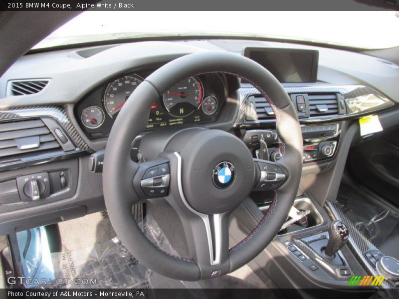 Alpine White / Black 2015 BMW M4 Coupe