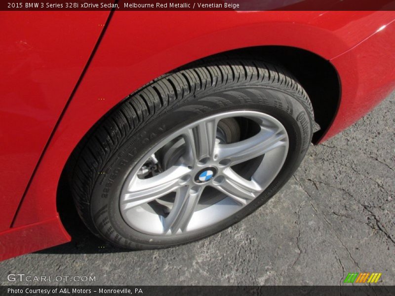 Melbourne Red Metallic / Venetian Beige 2015 BMW 3 Series 328i xDrive Sedan
