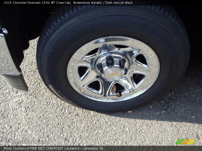 Brownstone Metallic / Dark Ash/Jet Black 2015 Chevrolet Silverado 1500 WT Crew Cab