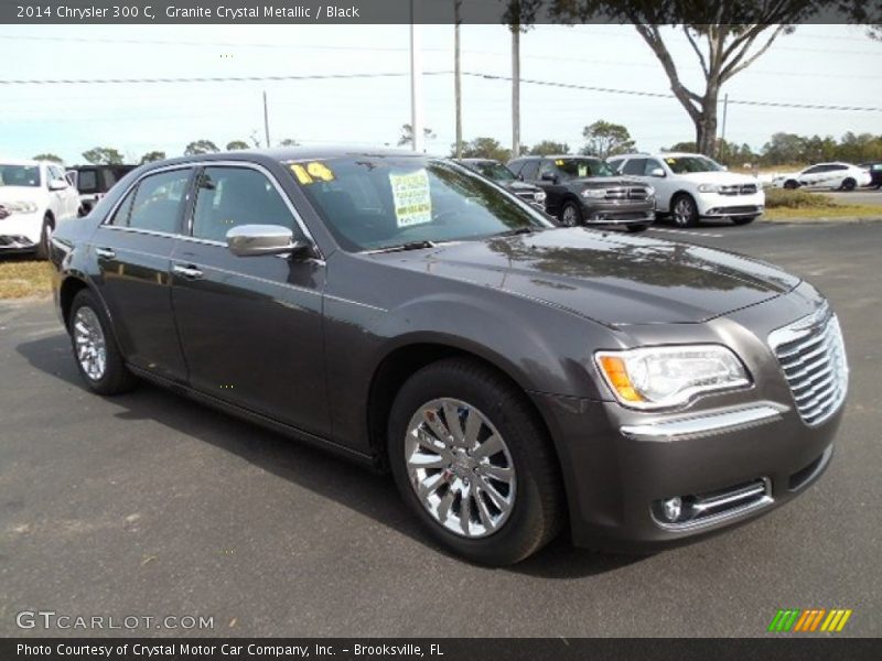 Granite Crystal Metallic / Black 2014 Chrysler 300 C