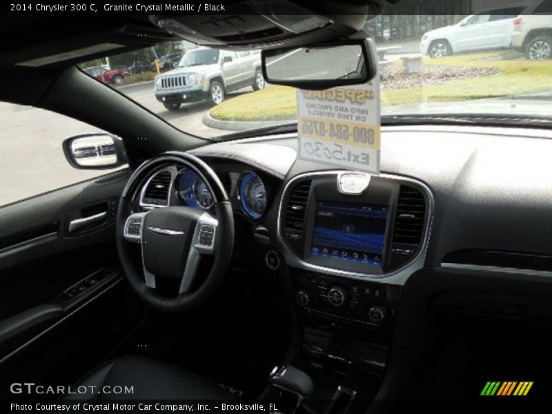 Granite Crystal Metallic / Black 2014 Chrysler 300 C