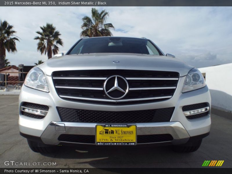 Iridium Silver Metallic / Black 2015 Mercedes-Benz ML 350