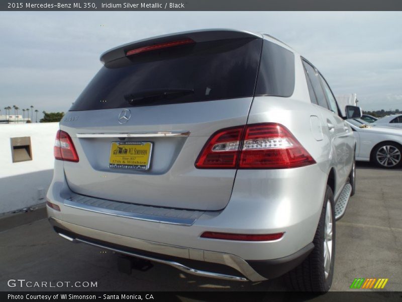 Iridium Silver Metallic / Black 2015 Mercedes-Benz ML 350