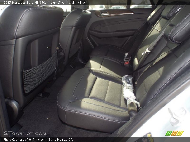 Iridium Silver Metallic / Black 2015 Mercedes-Benz ML 350