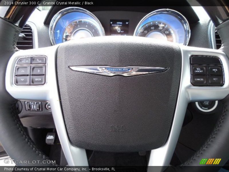 Granite Crystal Metallic / Black 2014 Chrysler 300 C