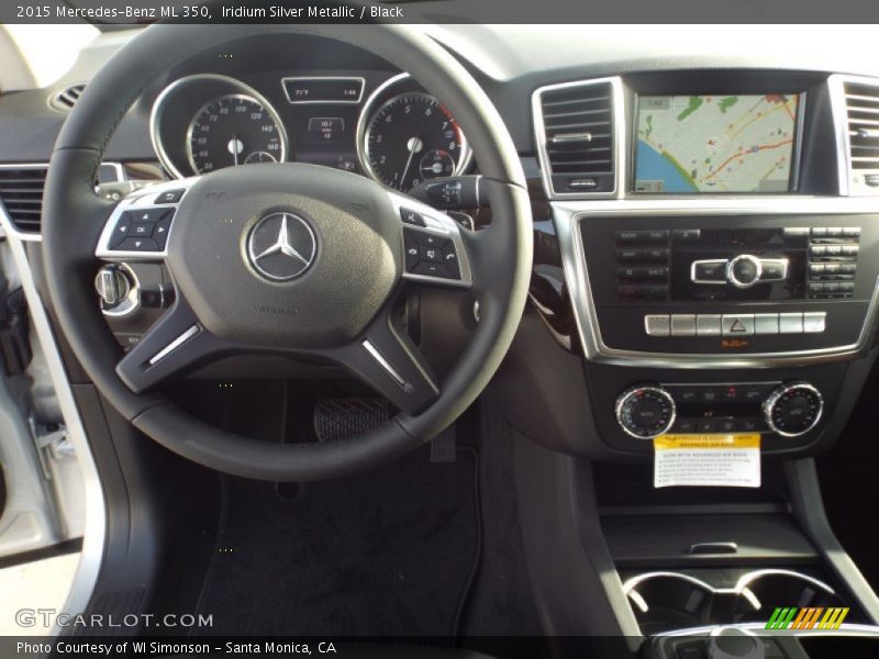 Iridium Silver Metallic / Black 2015 Mercedes-Benz ML 350