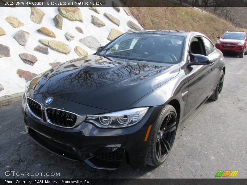 Black Sapphire Metallic / Black 2015 BMW M4 Coupe