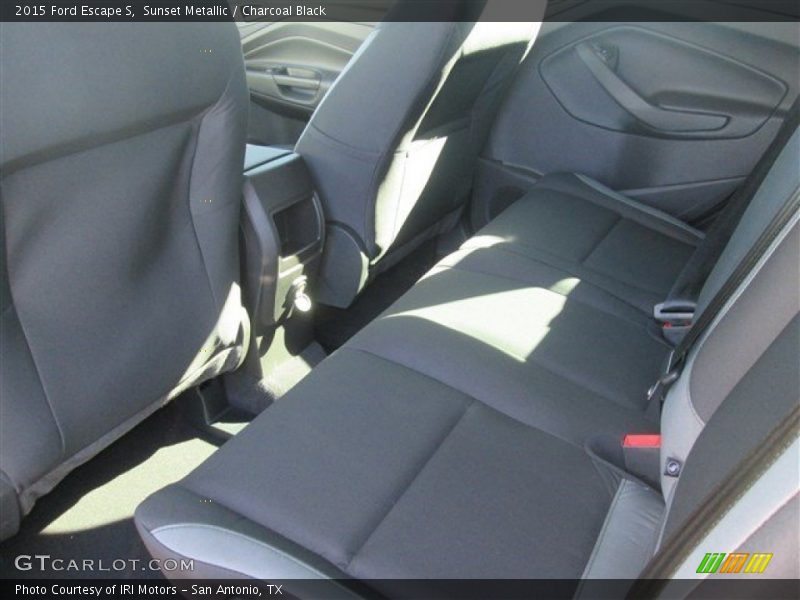 Sunset Metallic / Charcoal Black 2015 Ford Escape S