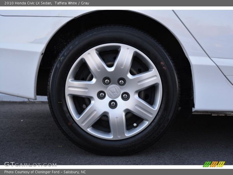 Taffeta White / Gray 2010 Honda Civic LX Sedan