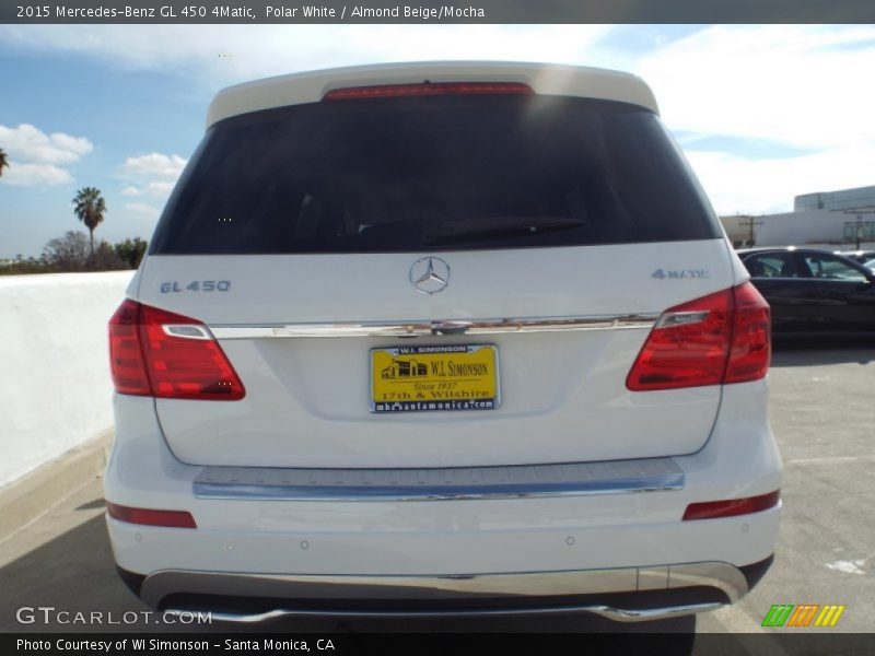 Polar White / Almond Beige/Mocha 2015 Mercedes-Benz GL 450 4Matic