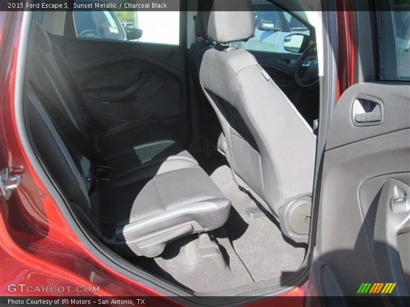 Sunset Metallic / Charcoal Black 2015 Ford Escape S