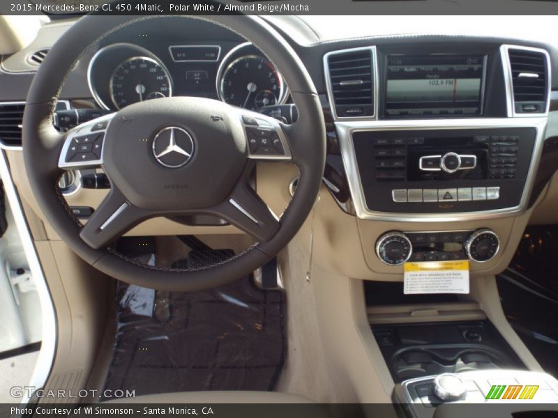 Polar White / Almond Beige/Mocha 2015 Mercedes-Benz GL 450 4Matic