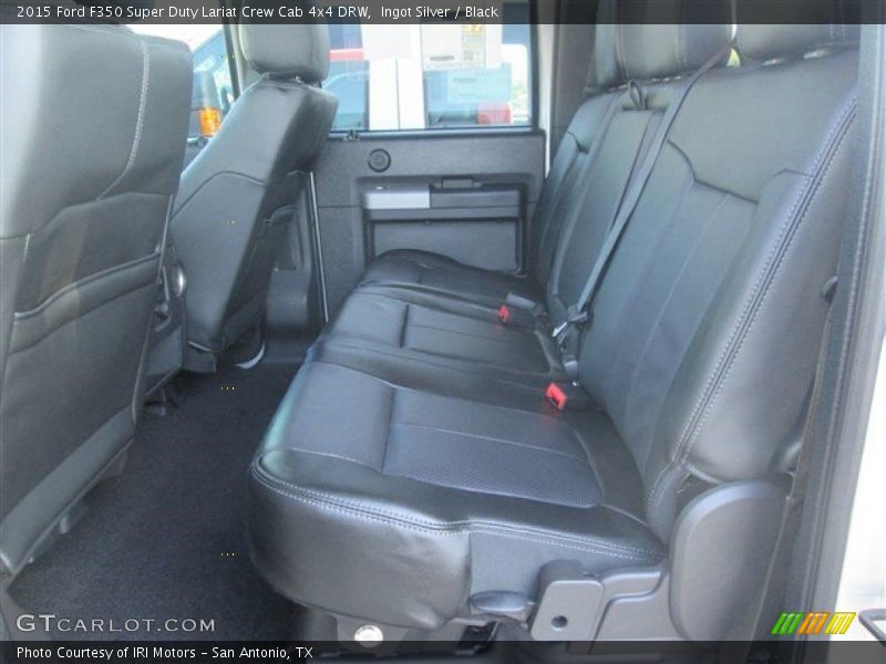 Ingot Silver / Black 2015 Ford F350 Super Duty Lariat Crew Cab 4x4 DRW